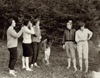 третья слева Елена Степанова (Буланова), вторая справа Надежда Гутовская (Фомичёва), Июнь 1967, Павловская Слобода
