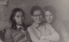 Галина Ивановна Фомичёва, Надежда Ивановна Гутовская (Фомичёва), Юлия Ивановна Фомичёва, три сестры, 1972