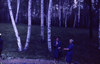 Надежда Ивановна Гутовская (Фомичёва), Главный Ботанический Сад, май 1975, мамочка слева