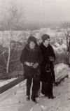 Вера Долгачёва и Надежда Ивановна Гутовская (Фомичёва), Вязники-Гороковец-Мстера, 22 февраля 1976