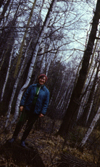Надежда Ивановна Гутовская (Фомичёва), вылазка в лес, 17 апреля 1982