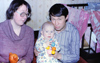 Надежда Ивановна Гутовская (Фомичёва)  и Владимир Олегович Гутовский с сыном Алексеем Владимировичем Гутовским, 1983