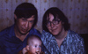Надежда Ивановна Гутовская (Фомичёва)  и Владимир Олегович Гутовский с сыном Алексеем Гутовским, 22 февраля 1983