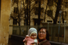 Надежда Ивановна Гутовская (Фомичёва)  с сыном Алексеем, конец апреля 1983