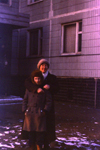 моя любимая мамочка Надежда Ивановна Гутовская (Фомичёва) со мной, возле дома, 1993