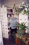 Надежда Ивановна Гутовская (Фомичёва), месткомовская библиотека ГБС РАН, мамино любимое хобби, весна 2004