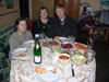 Галина Ивановна Фомичёва, Надежда Ивановна Гутовская (Фомичёва) и Владимир Олегович Гутовский, 8 марта 2005