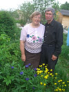 муж и жена, Гутовский Владимир Олегович и Надежда Ивановна Гутовская (Фомичёва), 15 июня 2006, дача, Колпаки