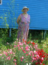 Надежда Ивановна Гутовская (Фомичёва), дача, Колпаки, июль 2007