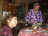 Галина Ивановна Фомичёва и Надежда Ивановна Гутовская (Фомичёва), 3 января 2008, День Рождения тёти Гали