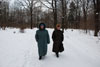 сёстры Надежда Ивановна Гутовская (Фомичёва) и Галина Ивановна Фомичёва, 3 января 2009, ГБС РАН