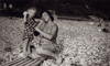 Надежда Ивановна Гутовская (Фомичёва) с сыном Алексеем Владимировичем Гутовским, отпуск на море, Холодная речка, 1985