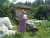 Надежда Ивановна Гутовская (Фомичёва), июль 2007, дача, Колпаки
